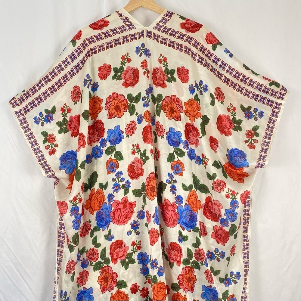 Echo Women’s Floral One Size Kimono Coverup - Picture 4 of 16